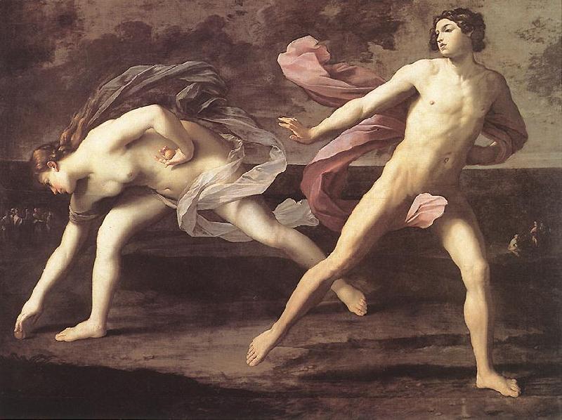 RENI, Guido Atalanta and Hippomenes ftu Sweden oil painting art